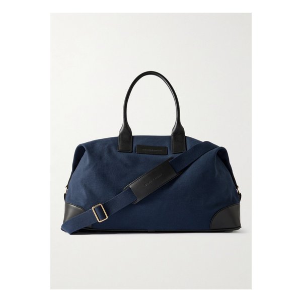 더 위켄드 어웨이 가죽 트리밍 코튼 캔버스 더플 백 1647597359829520