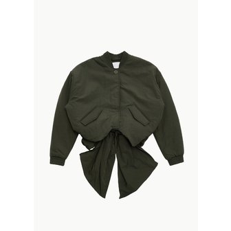 샵아모멘토 세실리에반센 24PF CECILIE BAHNSEN UBON JACKET IN GREY OLIVE