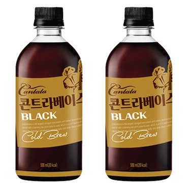  [칸타타] 콘트라베이스 콜드브루 블랙 500ml x 12PET