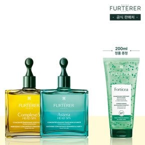 [SSG단독]두피진정스케일링 아스테라 헤드스파&콤플렉스5 듀오(+포티샤 샴푸 200ml)