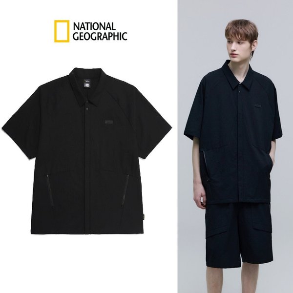 [시흥점] N252MSH350 내셔널지오그래픽 마이크로 에어닷 세미오버핏 셔켓