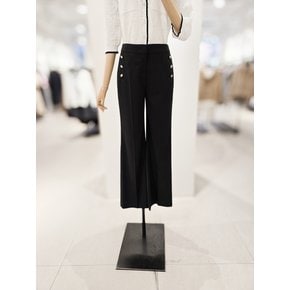 [파주점] [더아이잗컬렉션]모던 골드 버튼 디테일 팬츠 CR5A0SL471