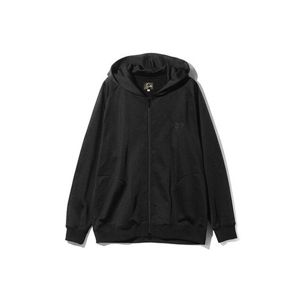 25SS 니들스 후드 티셔츠 QV338 BLACK DOM