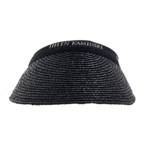 [헬렌 카민스키] 여성 비앙카 썬바이저 HAT50265 CHARCOAL BLACK LOGO