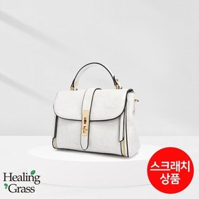 [여주점] [스크래치] 소가죽 크로스 핸드백 (화이트) HGLH2398WH-S