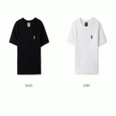 여성용 스티브 골지 반팔티 / Steve Ribbed Short Sleeve T-shirt[B]_A WHRAE2491F-