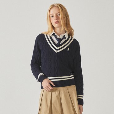 후아유 Steve Cable Tilden Sweater(F) WHKAE4T84F