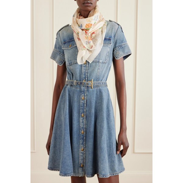 실크 보일 프린트 스카프 46376663163054006