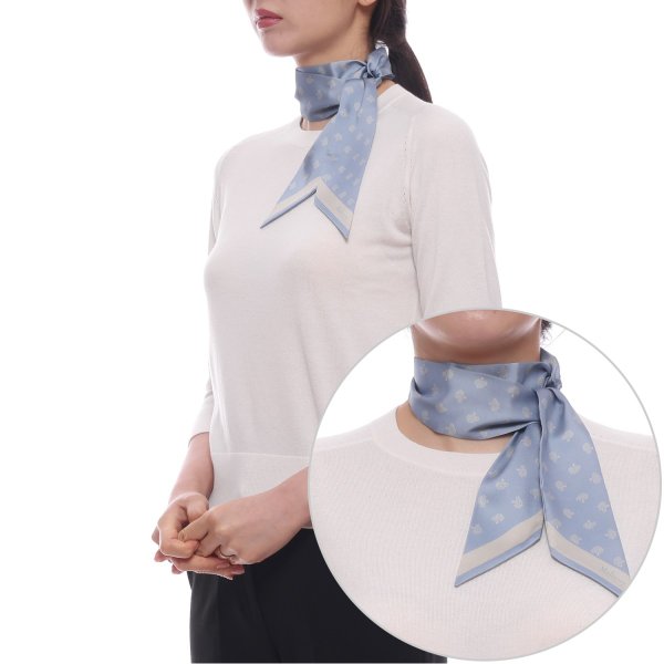 [부산점] 25FW 여성 트리 스키니 스카프 (VS4774 984 U804 25F)