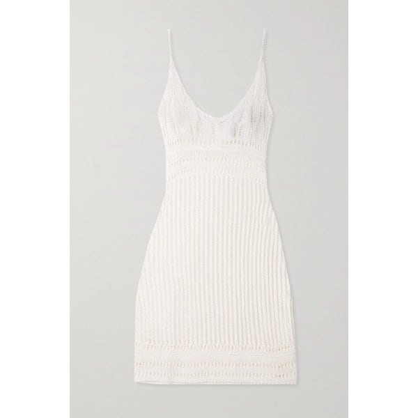 Paula`s Ibiza Crochet-knit Midi Dress 오프 화이트 34344356236536970