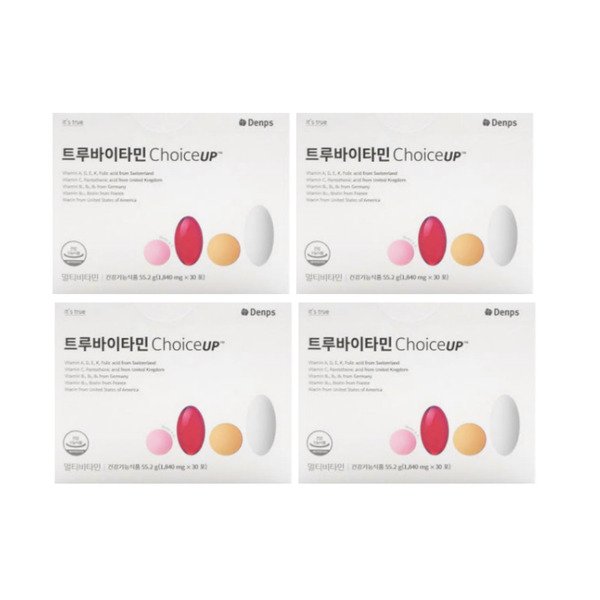 덴프스 트루바이타민 초이스 업 1840mg x30포 4개