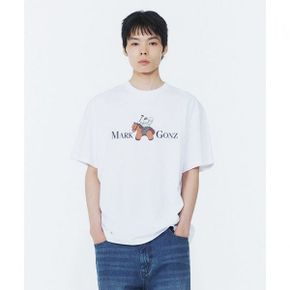 라이딩 홀스 슈무 그래픽 티셔츠 - WHITE Z262UST150010 465274