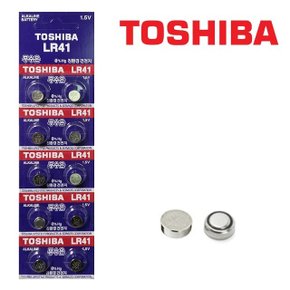 TOSHIBA LR41 알카라인 1.5V건전지10개 (W14CDE6)