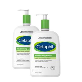 [해외직구] Cetaphil 세타필 모이스처라이징 로션 민감성 모든 피부용 591ml 2팩