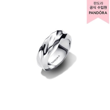 판도라 [백화점 보증서 제공] 리플드 와이드 밴드 링 193886C00
