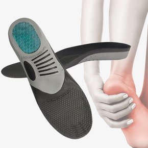 3D 젤 패드 기능성 족저근막염 깔창 아치 발 통증 군화 운동화 신발 패드 쿠션 인솔