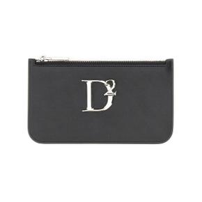 Clutch Bags POUCH WITH LOGO BLACK POW0044_015000012124