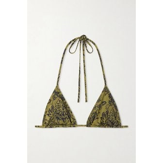 울라존슨 마야 프린트 트라이앵글 비키니 탑 46376663162988114
