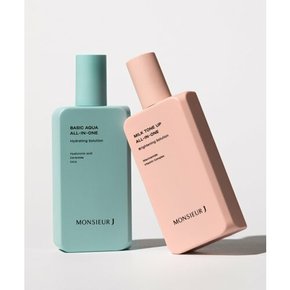 베이직 아쿠아 200ml + 밀크 톤업 올인원 200ml