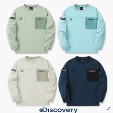 디스커버리키즈 키즈 우븐스트레치 트레이닝맨투맨  DKTR33041