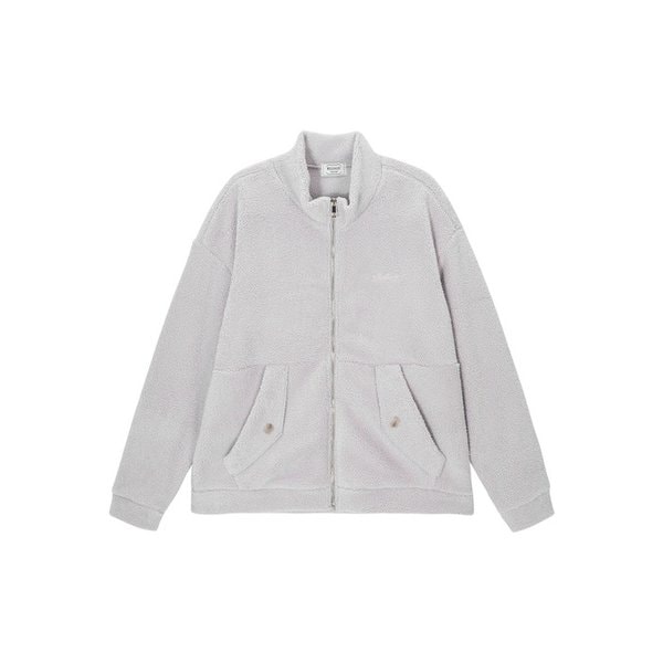 TEDDY FLEECE JACKET-CREAM BEIGE