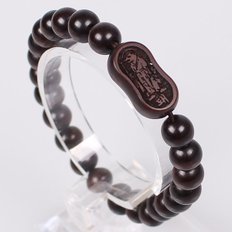  벽조목 레이저 8MM 합장주-띠별 염주팔찌 불교팔찌