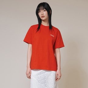 Rosier Logo T-Shirt in Red VW4SE032-63