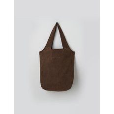 suede reversible bag - brown