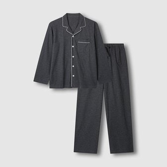 JAJU 남 스마트 코튼 10부 파자마 세트 J216901102085