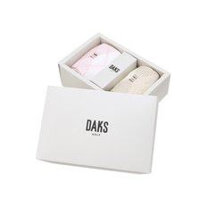 [24SS] [PREMIUM 여성 아가일 중목 2족 양말 세트 DNSS4E302BK