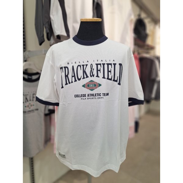 [여주점] FS2RSH2108X OWH 트랙앤필드 그래픽 링거티 남여공용반팔티
