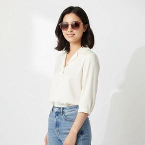 선글라스 SML237G 03GT 라운드 아시안핏 자외선차단 1622986 SML237G03GT_I55