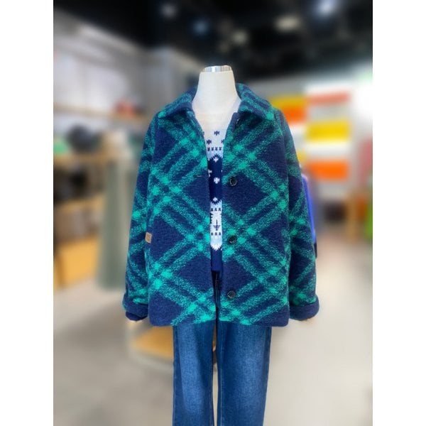 [여주점] 발칸 체크 코트 (BACTA3561)