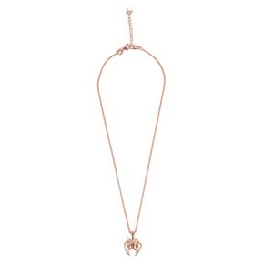 더블 사자이빨 펜던트 목걸이 925 스털링 실버 18K 옐로골드 코팅