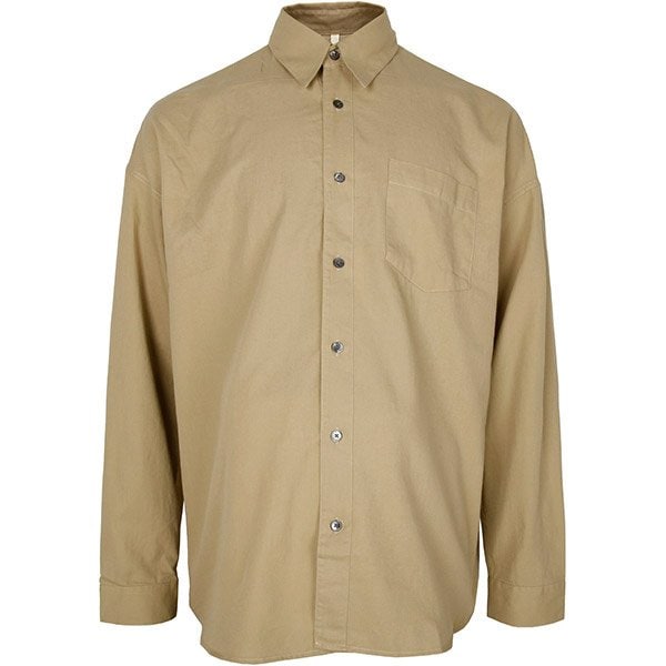 [부산점] 25FW 카키 스테이블 코튼 울 셔츠 1261 KHAKI