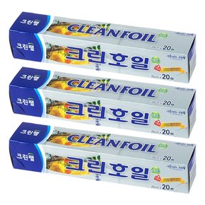 크린랩 알루미늄 크린호일(15μX25cmX20m) X 3개