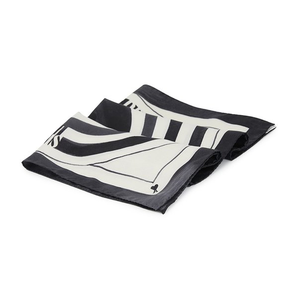 [부산점] 플라스 데 빅투아르 실크 스카프 USF689 AW0032 001 (남여공용)