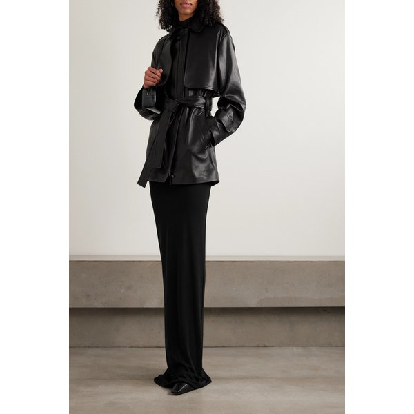 누어 해무어 프리야 벨티드 패널 가죽 재킷 46376663162988330