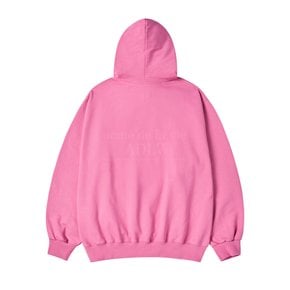 LETTERING RABBIT HOODIE 레터링레빗 후드 다크핑크