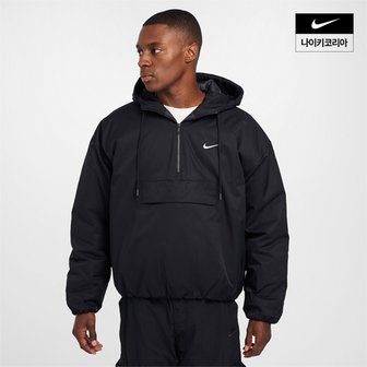 나이키 맨즈 나이키 스포츠웨어 써마 핏 오버사이즈 후드 아노락 재킷 NIKE HQ5355-010