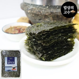  밥상의고수 신안 곱창김 50장 김밥용김 간장 신안 돌김 국산 명품 햇김