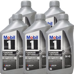 모빌원 Mobil1 ow40 946ml 5개 엔진오일 gx