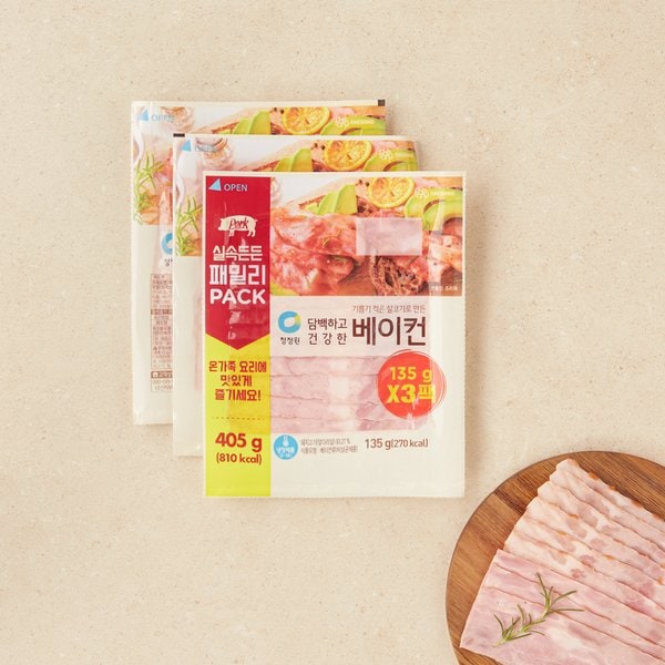 담백한베이컨 405g(135g*3)