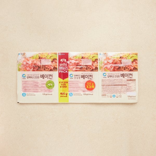 담백한베이컨 405g(135g*3)