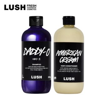 LUSH [공식]베스트 헤어케어 세트 (대디오 500g+아메리칸 크림 475g)