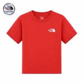 [노스페이스 키즈 공식] 키즈 엠블럼 아카이브 반팔 티 NT7US08V_RED