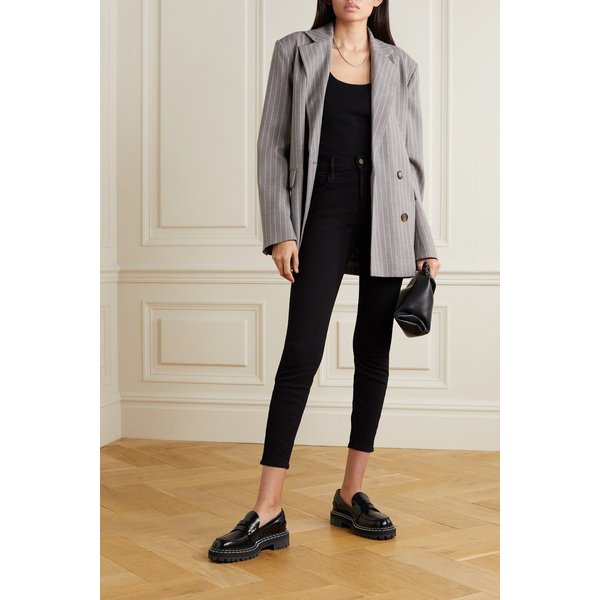 알리 하이웨이스트 스키니 진 블랙 8378037991492565