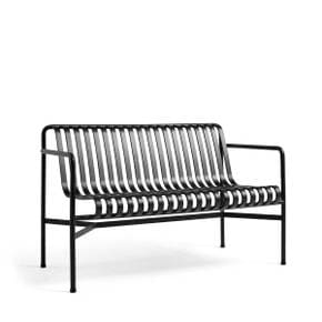 [예약]헤이 HAY  Palissade Dining Bench Armrest Anthracite  팔리사드 다이닝 벤치 암레스트