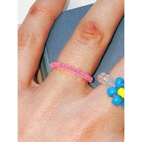 Pinksoda Fine Color Beads Ring 비즈반지