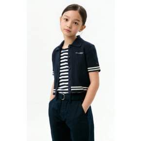 26년 S/S  T42G1WWO200GT1  스트라이프립폴로스웨터
